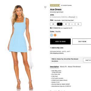 Amanda Uprichard Ace Dress